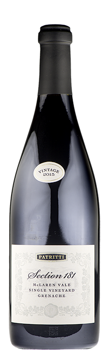 Patritti Section 181 Single Vineyard Grenache 2015